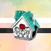 925 Silver Fit Pandora Charm 925 Armband Fashion Shining Colorful Family Tree House Cats Love Charms For Pandora Charms Jewelry 925 Charm Beads Accessories