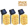 Garden Decorations Outdoor LED Solar Fairy String Lights Waterproof Garden Decoration Garland 8Modes Copper Wire Light For Street Patio Christmas 230710