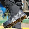 Chaussures de sécurité hommes désert tactique militaire bottes hommes travail sécurité armée Combat Militares Tacticos Zapatos Feamle 230710
