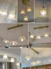 Hanglampen Moderne Plafondverlichting Kroonluchter Spin Helder Lampsnoer Hout Gloeilamp Ijzeren Kooi Deco Maison Marokkaans Decor