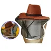 Altre forniture per animali domestici Professione Apicoltura Cappello da cowboy Cappuccio protettivo Apicoltore Fly Insect Net Design confortevole Anti bee 230707