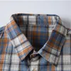Tute da uomo AIOPESON Camicia a quadri di qualità di marca Uomo 100 cotone Manica corta Camicie estive Moda Casual Social Business per 230707