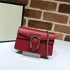 10A Vrouwelijke mini Dionysische Ketting Schoudertassen Messenger Bag Mode Gouden Zilverachtige Hoge 9A Kwaliteit Echt Leer Hasp Vrouwen Flap Mini Purese 476432 Portefeuilles