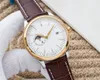 2023 Новая формальная ношение простые кожаные ремешки мужские часы для роскошных дизайнерских часов Удобные прочные автоматические механические часы без коробки