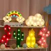 Novelty Items Lovely Christmas LED Night Lights Party Decor Cloud Star Moon Creative Led Lamp Indoor Lighting for Home Desktop Kids Room Decor 230710