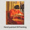 Pinturas em tela feitas à mão por Pierre Auguste Renoir Christine Lerolle Bordando Arte Moderna Cozinha Decoração do quarto