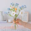 Decorative Flowers Artificial Bouquet Silk Daisy&Dandelion Ball Gerbera Fake Flores Home Room Table Party Mariage Decor DIY Accessories