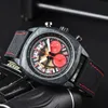 Zegarki na rękę dla mężczyzn 2023 męskie zegarki pięć igieł wszystkie tarcze praca zegarek kwarcowy wysokiej jakości top luksusowa marka chronograf zegar skórzany pasek moda T Montre de luxe