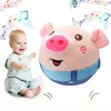 ElectricRc Hayvanlar 999Songs Sevimli Müzik Şarkı Söyleyen Elektronik Peluş Bebek Oyuncaklar Domuz Pig Pets USB Rekoru Kayıt Talking Hediye Oyuncak Toddler Çocuk 230707