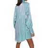 Womens Loose Fit Long Shirt Dress Solid Color Flash Comfortable Blouse For 2023 Autumn