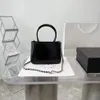 Bolso de hombro de diseñador para mujer Bolso de mano de cuero negro brillante de lujo Monedero Ocio y elegantes bolsos cruzados Mochila Monederos de cadena pequeña de alta calidad