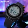 2023 SANDA New Step Calories Fashion Alarm Clock Men's Watch Men's Waterproof Shock Proof Sleep Monitoring Smart Wristwatch 6121
