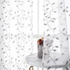 Curtain LISM Tulle Short Leaves Embroidered Curtains For Kitchen Half Window Living Room Modern Voile Bedroom Drapes Custom