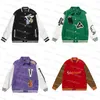 New Mens Baseball Coats Desigenr Leather Sports Jackets Fashion Embroidery Jackets Loose Women Outerwear