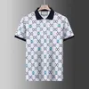 Masowe małże T-shirty Mężczyzn Polos Casual Błędź luksusowe gu t-koszulki haftowane topy tees bawełniany wąż wzór kołnierza polo koszule azjatyckie rozmiar m-3xl