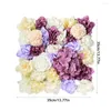 Decorative Flowers 1PCS Artificial Flower Wallboard 3D Background False Rose Wall Surface Party Wedding Bride Shower Outdo For Balcony Stage