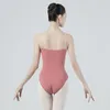 Stage Wear Nylon opaco di alta qualità Spandex Donne adulte Ragazze Canotta Yoga Balletto Danza Body bianchi