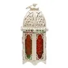 Kerzenhalter im marokkanischen Stil, Halter aus Eisen und Glas, für Zuhause, einfache Installation, platzsparende Vintage-Dekoration, Laternenlampe für den Innenbereich