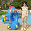 Sand Play Water Fun Baby Swim Ring Inflável Toy Aircraft Shape Swimming Circle Assento Float Pool Beach Summer For Kid Children 230710