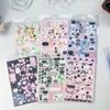 Adhesive Stickers SKYSONIC Updated 46781216 PCS Full Set Series Decorative Kawaii Kpop Idol Card Album Sticker Korean Stationery 230707