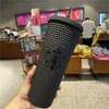 Water Bottles 24oz Cups Durian Cold Cups Portable Outdoor Large Capacity Tumblers Reusable Cup With LOGO JN20