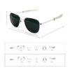 Solglasögon re Men Woman Brand Designer Vintage American Army Military Sun Glasses Aviation Gafas de Sol Hombre 230707