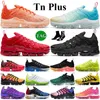 TN Plus Buty do biegania Mężczyźni Kobiety Vapores Trenerzy Potrójna czarna piłka tenisowa USA Gradienty USA Cherry Hyper Violet Olive Lemon Lime Maxes Outdoor Sneakers Eur 36-45