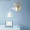 Wanduhren Kreative Teekanne Wanduhr 3D Acryl Kaffeetasse Wanduhr für Büro Zuhause Küche Esszimmer Dekoration Z230712