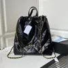 Luksusowy projektant 22 cc plecak torba sprzęgło torba szkolna z prawdziwej skóry kobiety plecak Hobo podróże torebki plażowe duffle bagaż torby na książki mężczyźni ramię crossbody tote