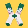 Женские носки осень и зимний дизайн Рождественский снеговик для пожилых людей в трубке женского прилива