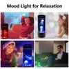 Decorative Objects Figurines Jellyfish Lamp LED Night Light Remote Control Color Changing Home Decoration Lights Aquarium Birthday Gift for Kids USB 230707