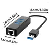 Lenovos 4 porty Port USB 3.0 100M Ethernet do adaptera interfejsu Stacja dokująca Hub do laptopów