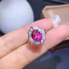 Rings Rings KJJeaxcmy Fine Jewelry 925 Sterling Silver Silver inlaid Pink Topaz Topaz Fashion’s Massion Gem Gem Clansion