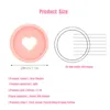 Andra skrivbordstillbehör 50100 st Solid Heart Ringpärm för bärbara datorer 28mm lösblad Scrapbooking Planner Discs A20S18 230707