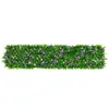 Dekorative Blumen, 30 x 180 cm, künstliche Efeu-Hecke, grüne Blätter, Zaunpaneele, künstlicher Sichtschutz für Zuhause, Outdoor, Garten, Balkon, Dekoration