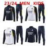 23/24 Real Madrids Tracksuit Set Training Suit 22/23 Men and Kids Football Jacket Chandal Futbol Survetement