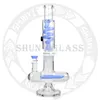 Новый glcyerin coil recycler красочный кальян Glyco bong inline perc freezable охлаждающий прохладный летний курительный водяной труба