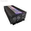 Старший стартер Pure Sine Wave Inverter 2000W 3000W 4000W Power DC 12V 24 В до AC 220V напряжение 5060 ГГц Солнечные инверторы с светодиодными DIS HKD230710