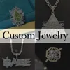 Synthetic Quartz Custom Jewelry Necklace Ring Earrings please contact us before pur 230707