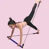 Fasce di resistenza MOIVOGR Pilates Stick Yoga Resistance Band Pilates Stick Donna Attrezzatura per il fitness indoor Allenamento sportivo Fasce elastiche HKD230710