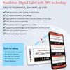 클립 보드 Yalatech ESL Digital Epaper NFC 가격표 ESL26642 Intelligent Store 용 인치 전자 선반 레이블 230707