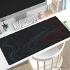 منصات الماوس معصم أسود أبيض خطوط محيط الماوس اللوحة XL الحاسوب كبير mousepad xxl mouse mous