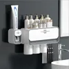 Tandenborstelhouders Home Supplies badkamer Accessoires voor Douche en Services Kit Badkameraccessoires Tandpastadispenser Tandenborstelhouder Wc 230710