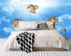 Wallpapers Custom Po Wallpaper Beautiful Sky Cute Little Angel Home Decor Woonkamer Slaapkamer Wandbekleding HD