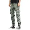 Men's Pants Workwear Spring & Autumn Fashionable Cuffed Trousers Casual And Loose Fitting Style With American Big Size Harem