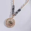 Pendant Necklaces Round Eye Filigree Pearl Necklace Designer Choker For Women