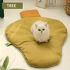 Cama con almohadilla para gatos para interior, alfombrilla para perros pequeños y medianos, suave y bonito cojín para dormir, cama antiansiedad, alfombrillas extraíbles y lavables para mascotas