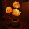 Lampki nocne Lampa LED Tulipan Przyciągająca wzrok Dekoracja domu Lampka nocna Symulacja światła Party For Office