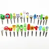 Smoke Shop Silicone Tobacco Stick Roach Clip Cigarette Smoking Clips Cartoon Shape ATM Credit Card Blunt Holder Hand Rack Cones Nail Grippers