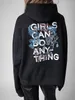 Femmes Hoodies Sweats Floral Brodé Femmes Printemps Automne Vêtements Casual Lâche Sweat À Capuche Tops Femme Mode 230710